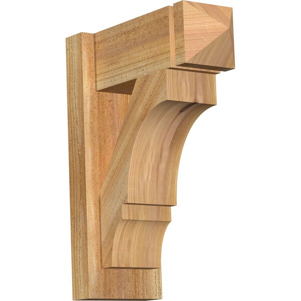 Ekena Millwork Balboa Arts & Crafts Rough Sawn Outlooker, Western Red Cedar, 6"W x 14"D x 18"H OUT06X14X18BOA03RWR - main